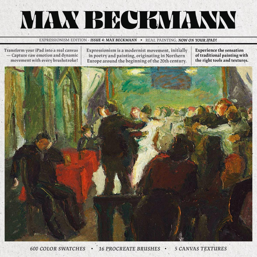 Max Beckmann Procreate Kit by Digi Life