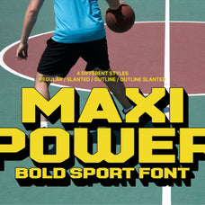 Maxi Power - Sport Font