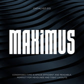 Maximus Condensed Typeface Font