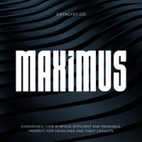 Maximus Condensed Typeface Font