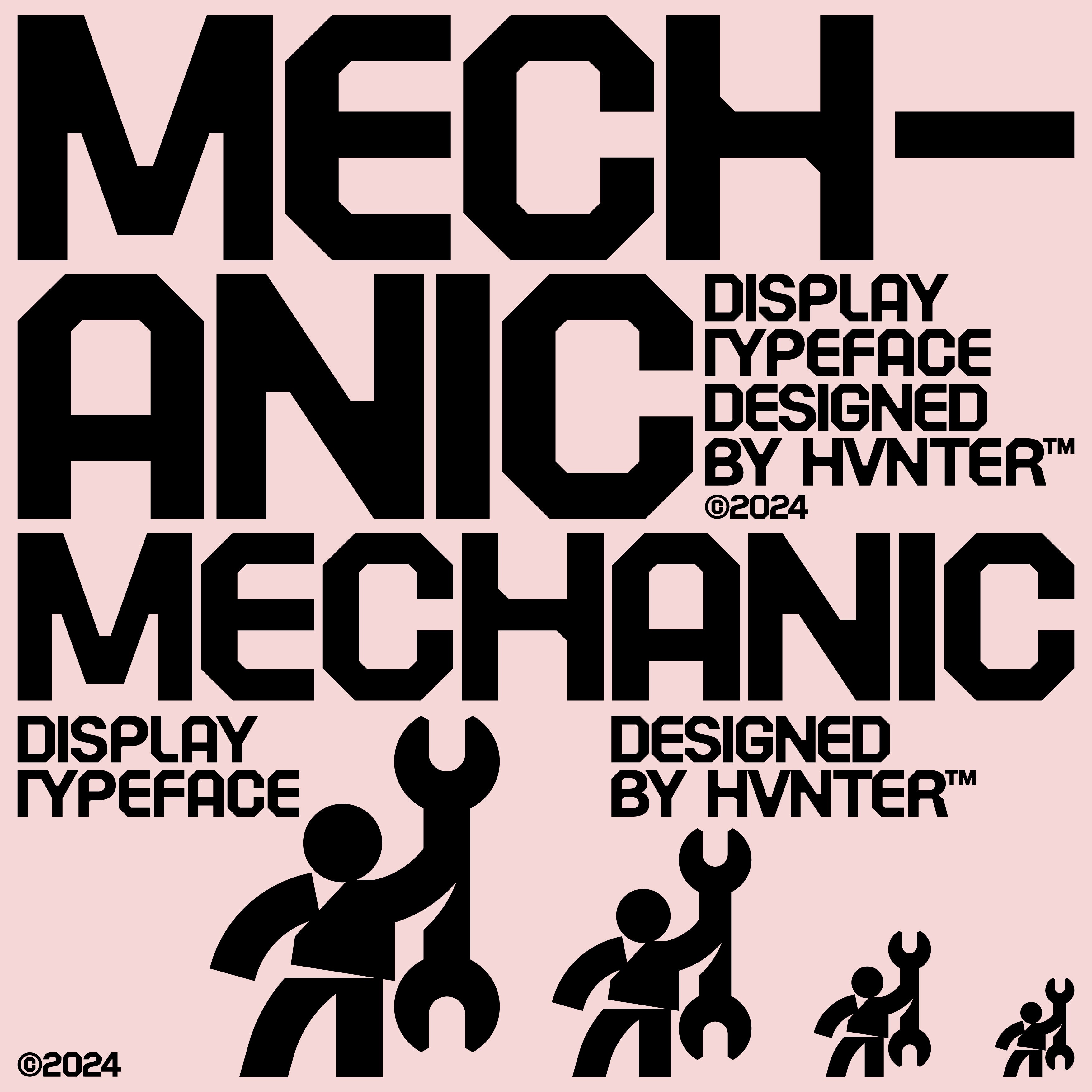 Mechanic Typeface