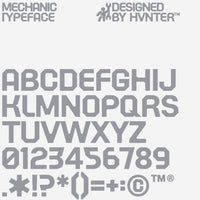 Mechanic Typeface