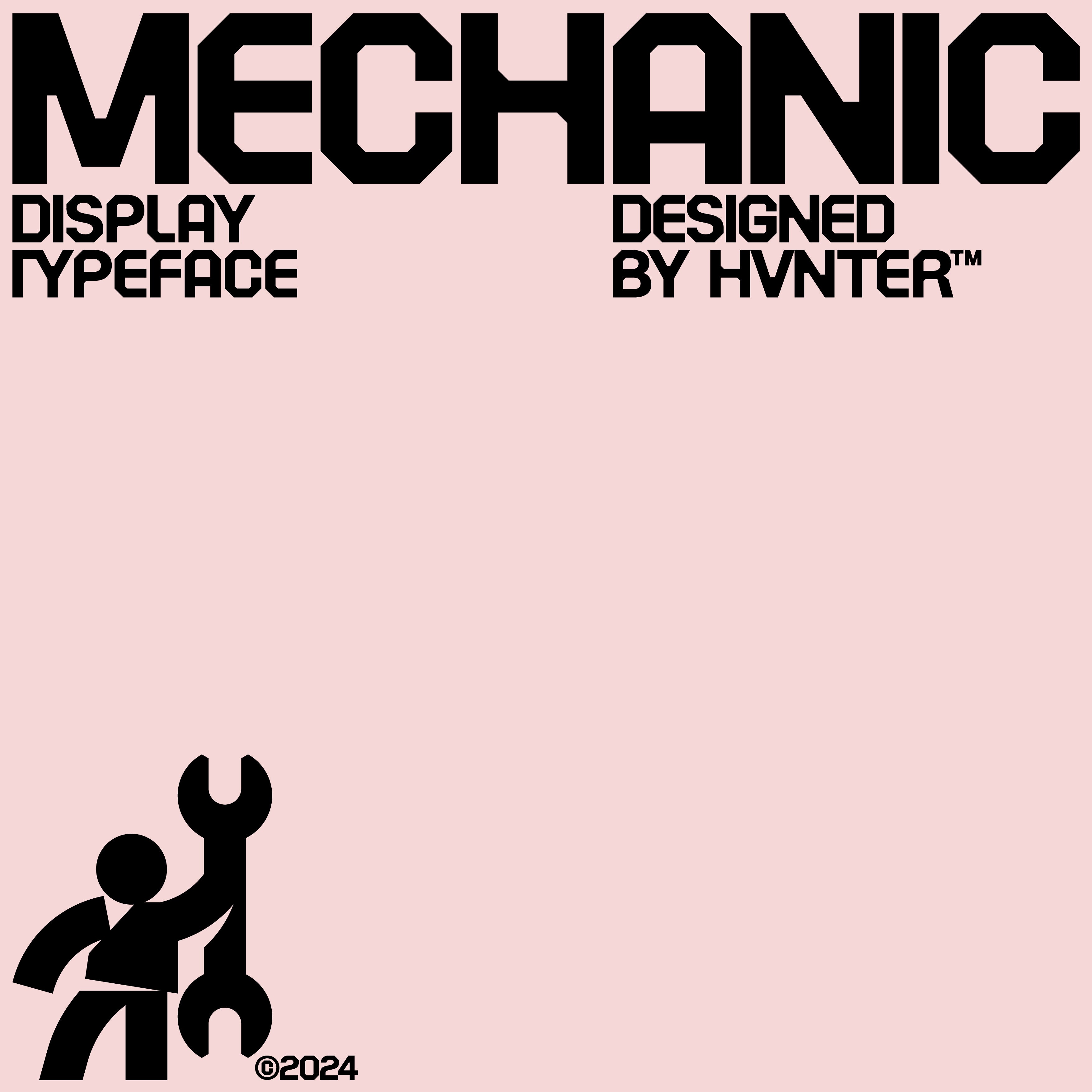 Mechanic Typeface