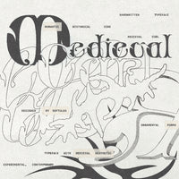 Medieval Curl Typeface