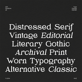 Mediore Alt - Distressed Serif Font