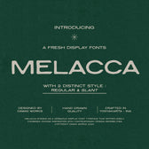 Melacca Typeface