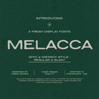 Melacca Typeface