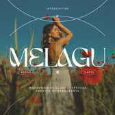 Melagu Modern Classy Typeface Font