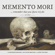Memento Mori Procreate Kit