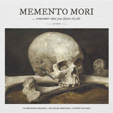 Memento Mori Procreate Kit