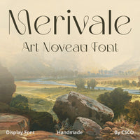 Merivale – Art Nouveau Font