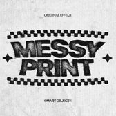 Messy Print Effect