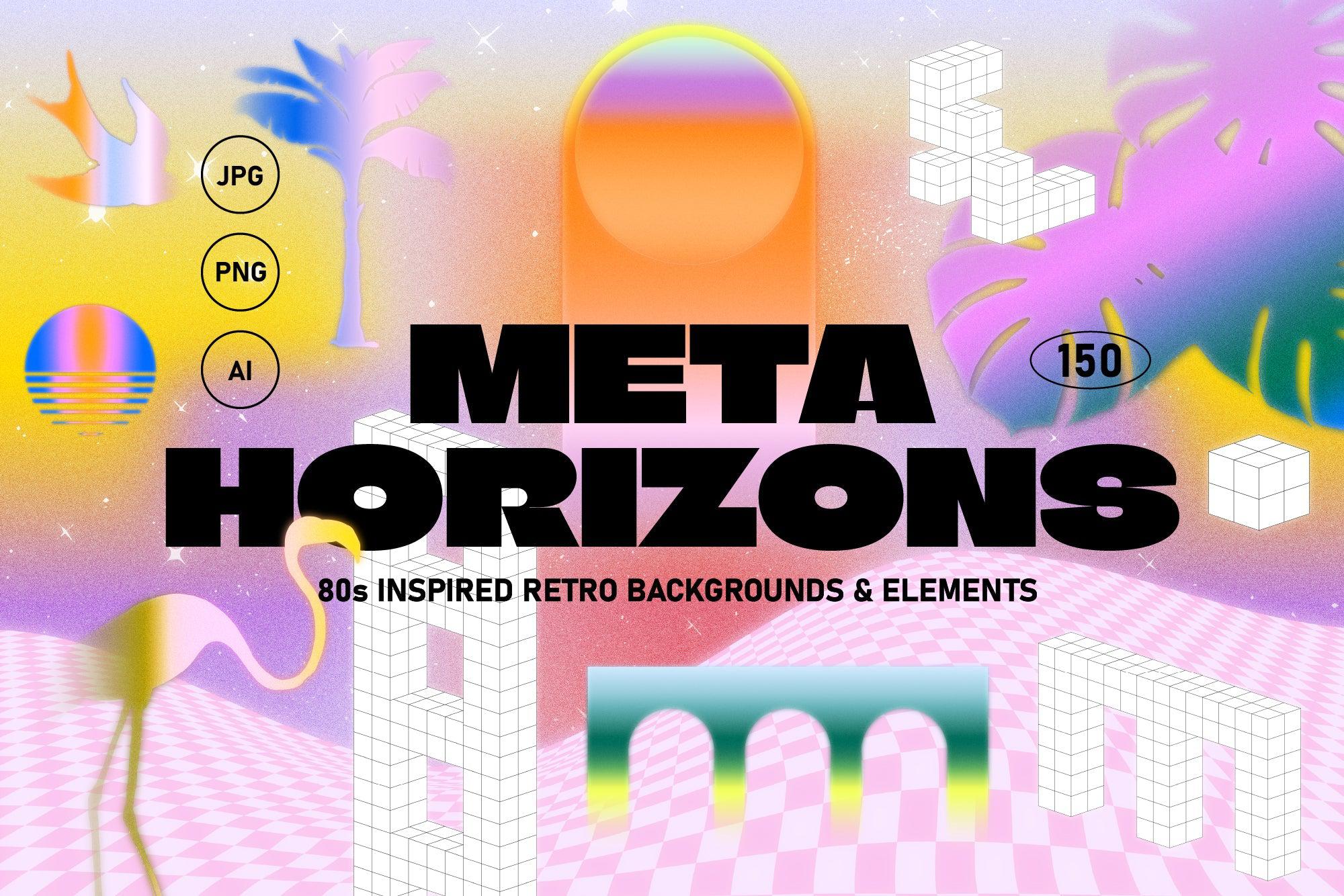 META HORIZONS Vector Elements