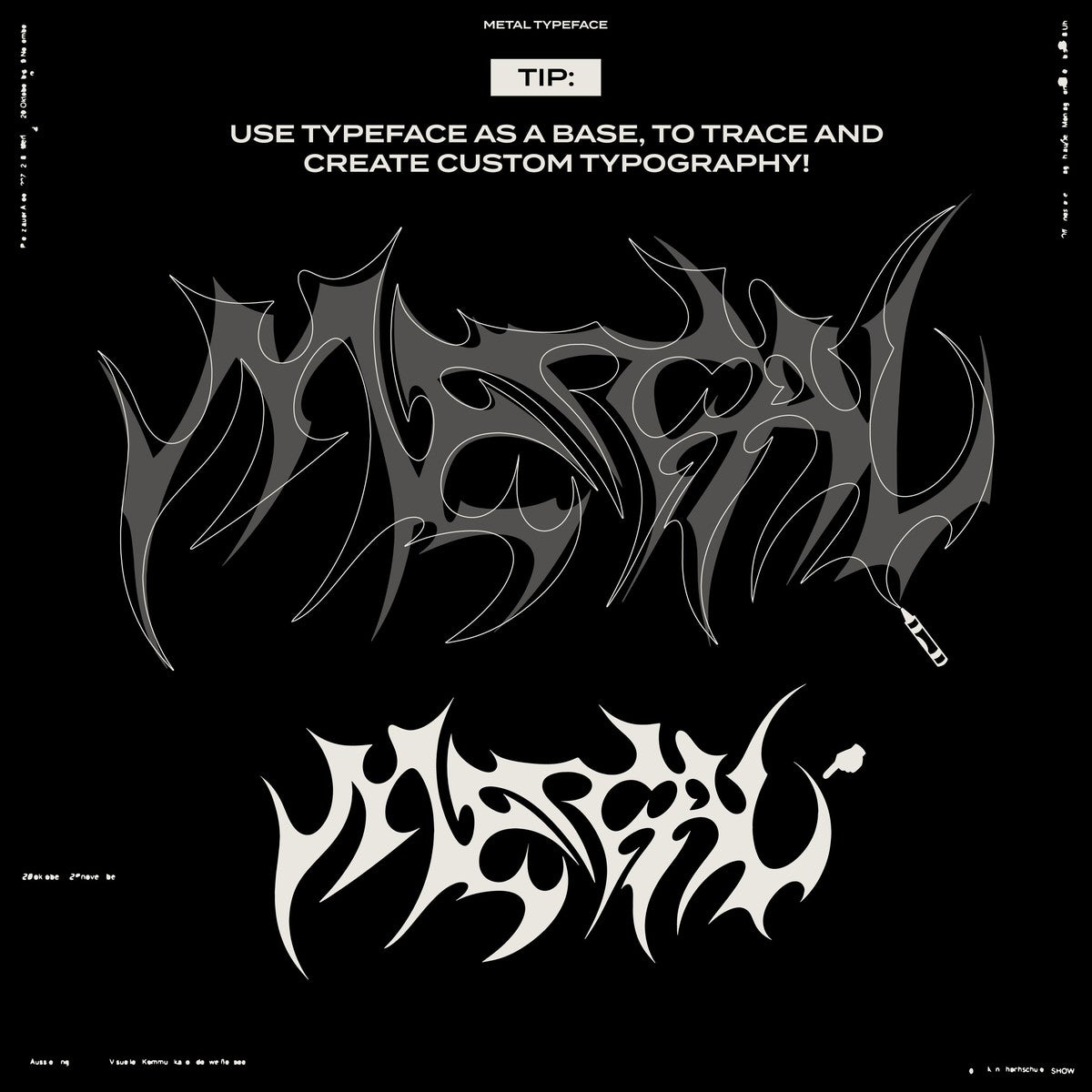 Metal Typeface