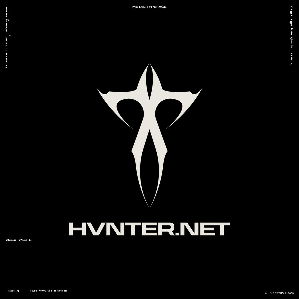 Metal Typeface by HVNTER