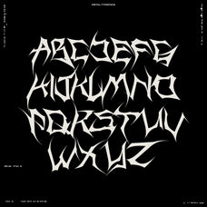Metal Typeface