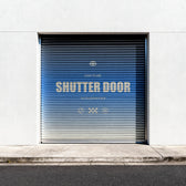 Metallic Shutter Door Mockup