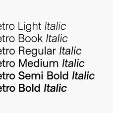 Metro Sans - Full Family