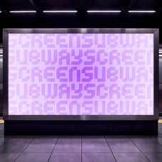 Metro Station Screen Mockup
