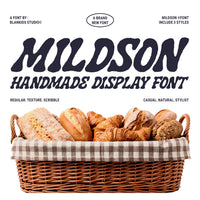 Mildson - Handmade Display Font