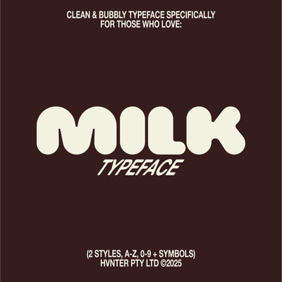 Milk Typeface