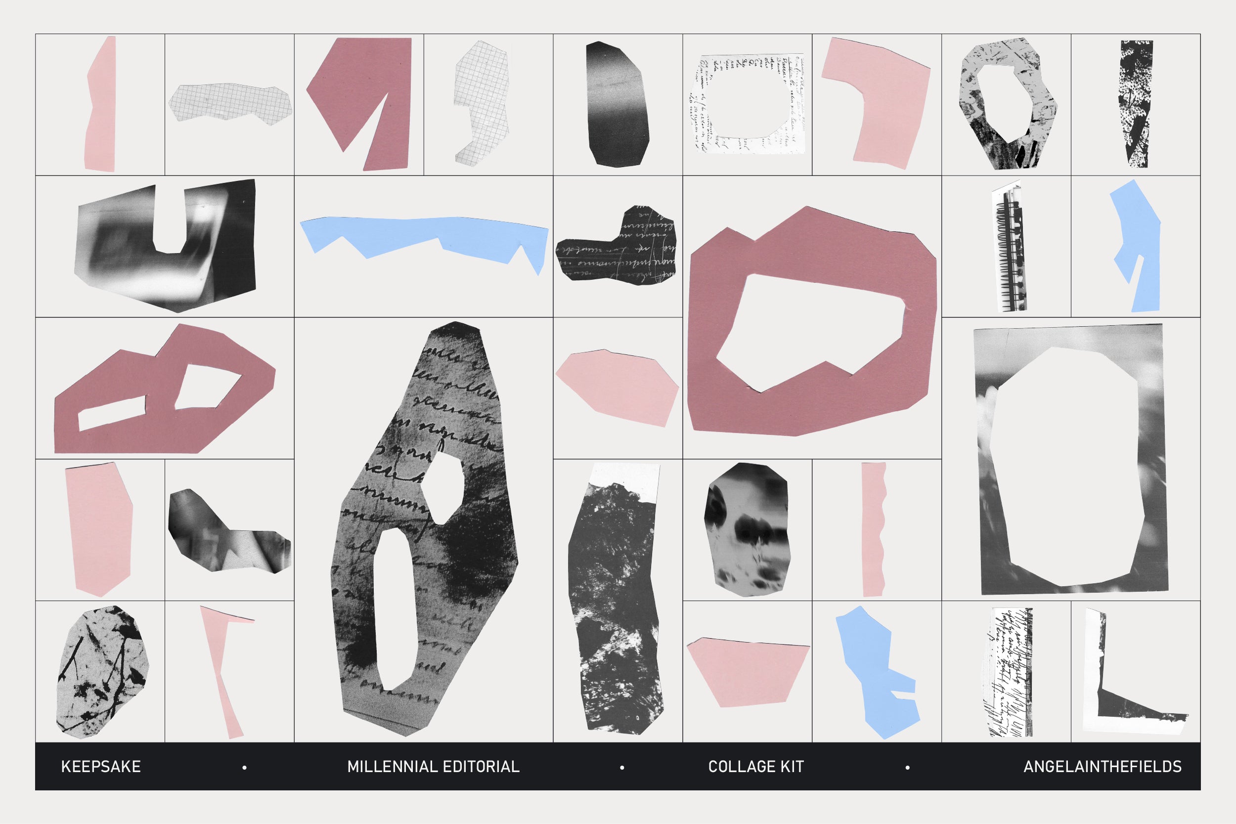 MILLENNIAL Abstract Collage 1