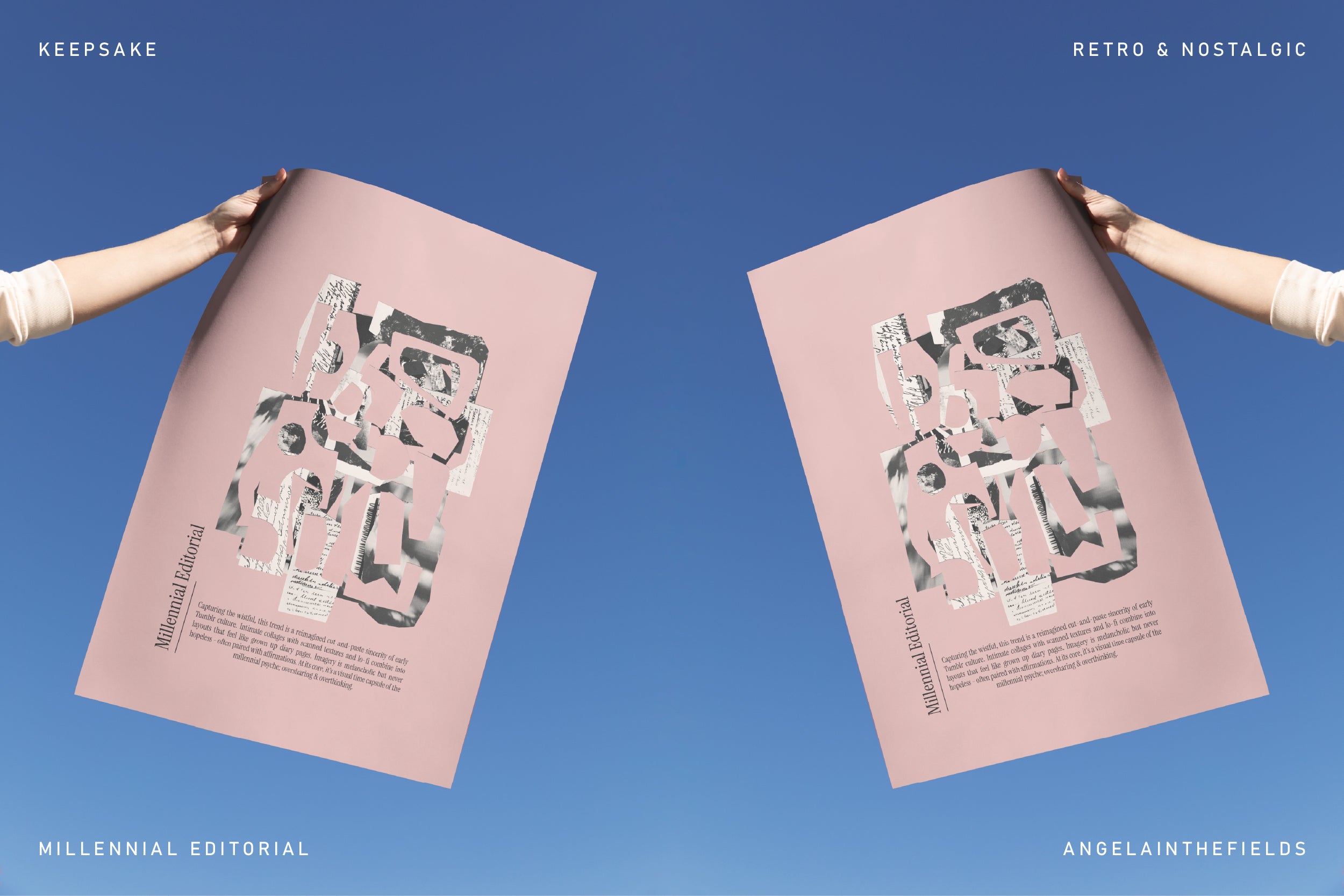 MILLENNIAL Abstract Collage 1