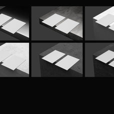 Minimalist 85x55 Double Card Mockup