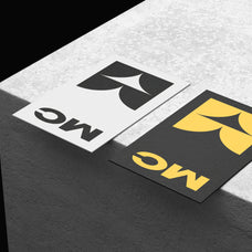Minimalist 85x55 Double Card Mockup