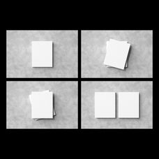 Minimalist Hardcover Book Mockups