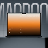 Minimalist Macbook Screen Mockup