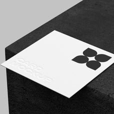 Minimalist Square Card Mockup