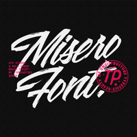 Misero - Brush Script Font