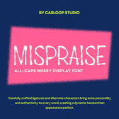 Mispraise – Marker All-Caps Font