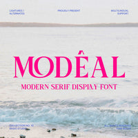Modeal Modern Serif Display Font