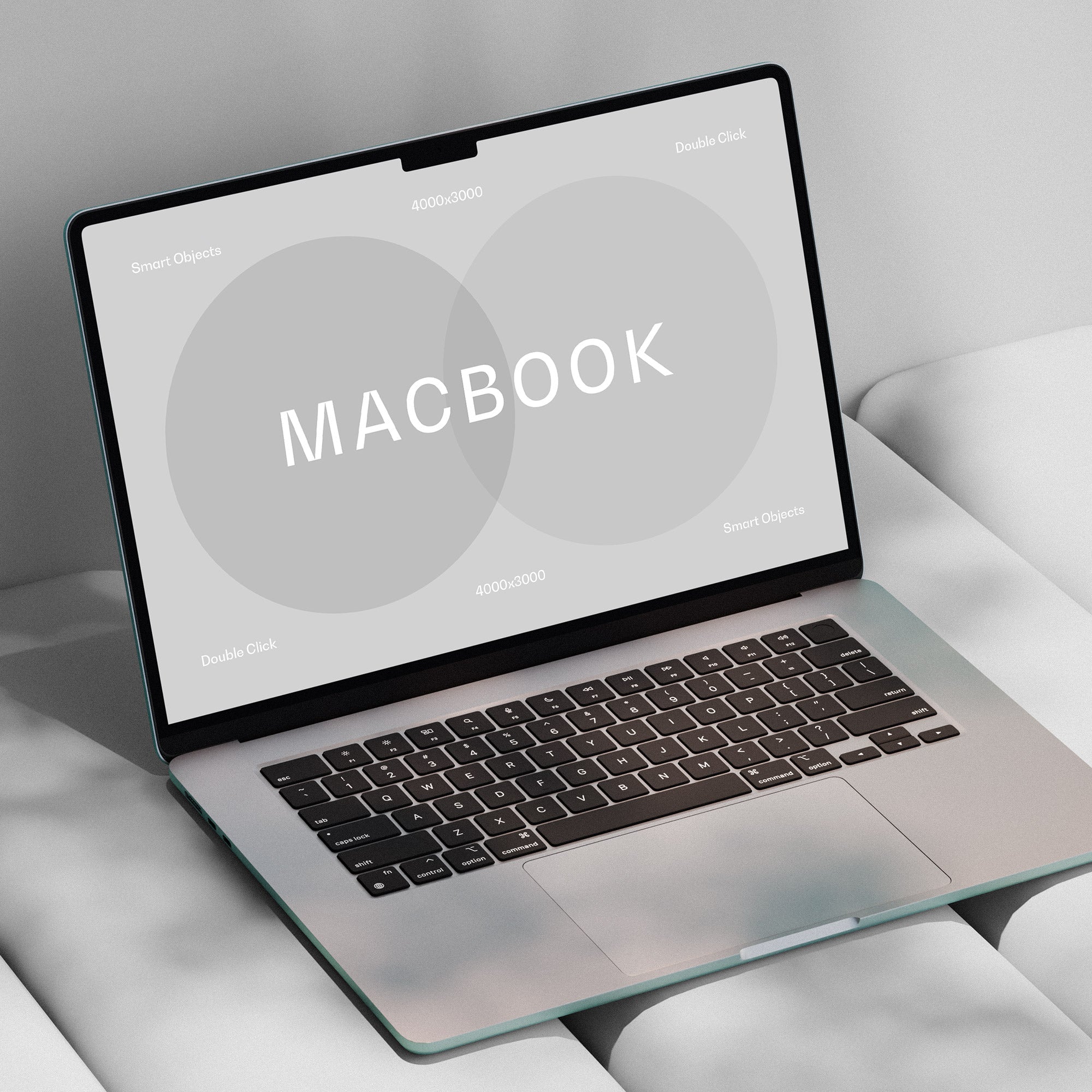 Modern Macbook Air Mockup