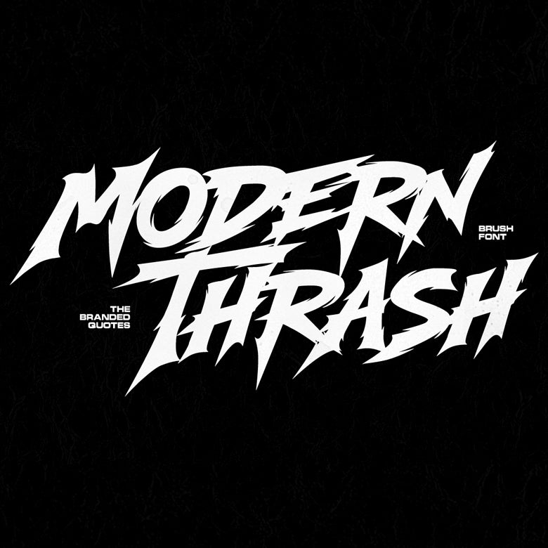 Modern Thrash Font
