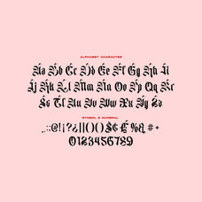 Monastic - Gothic Blackletter Font by Imoodev, preview 5