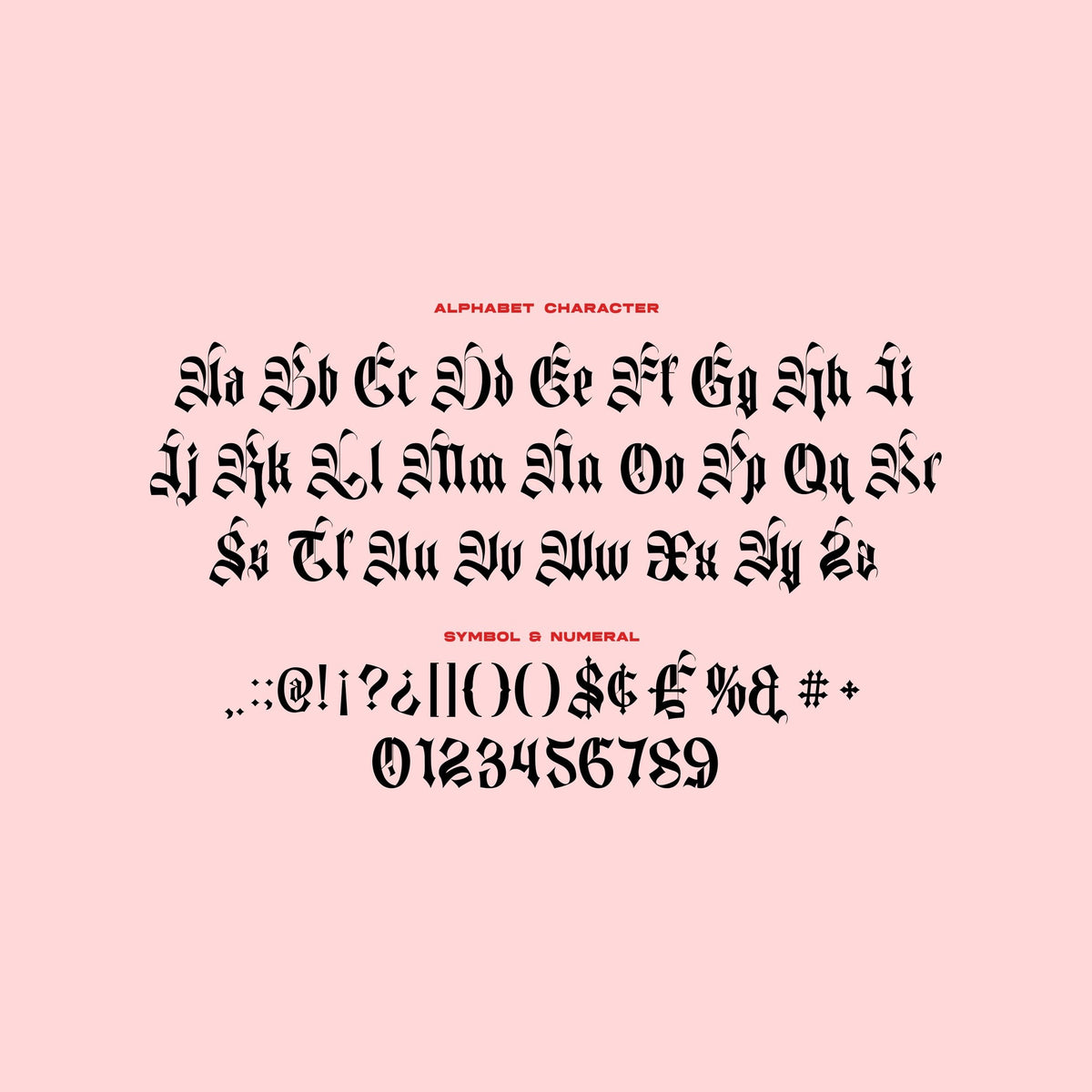 Monastic - Gothic Blackletter Font by Imoodev, preview 5