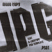 Mono Copier Text Effect