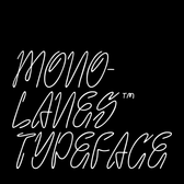 MonoLanes - Monoline Script Font
