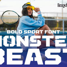 Monster Beast - Sport Font
