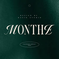 Monthe Calligraphic Display Serif Font
