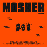 Mosher - Distressed Display Font
