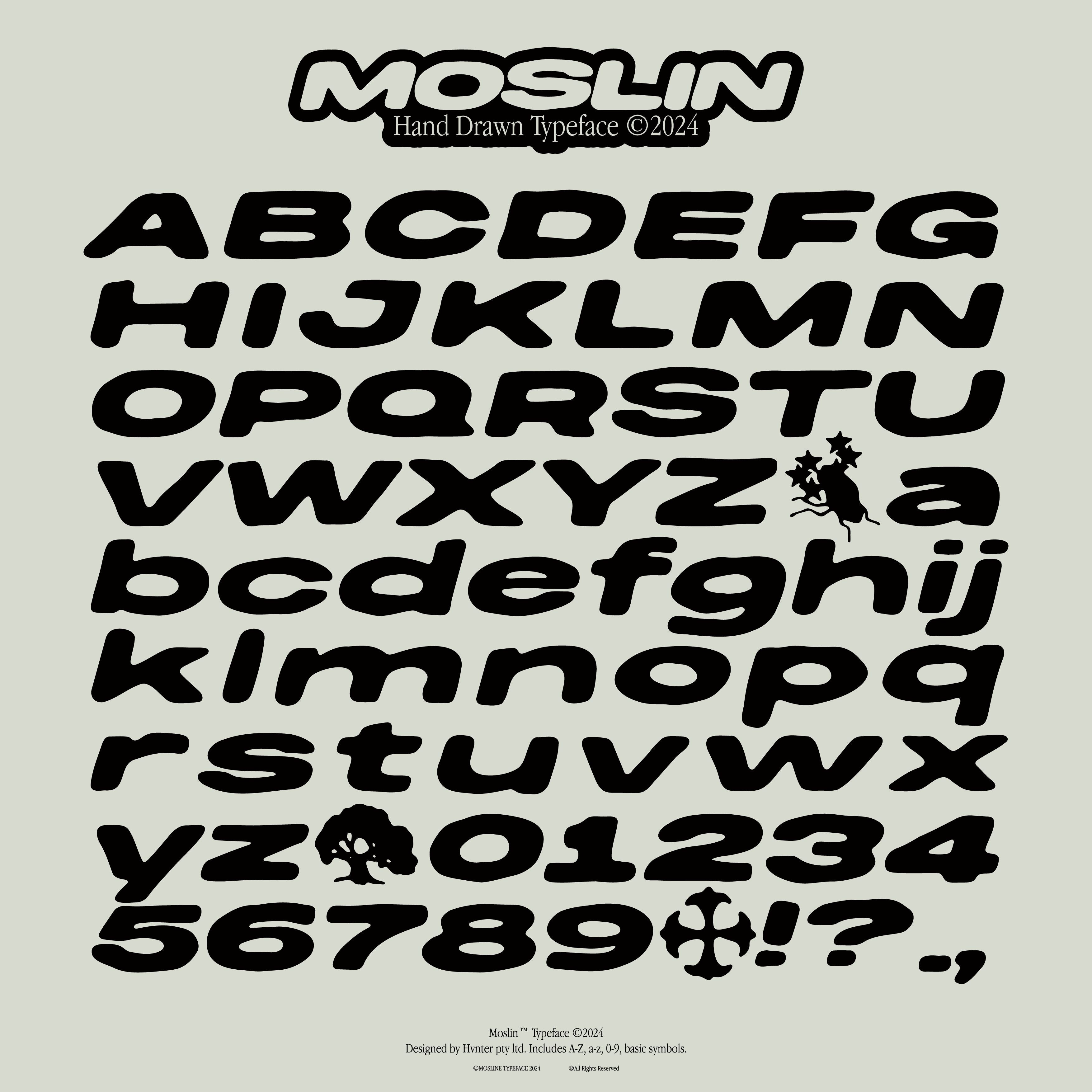 Moslin Typeface