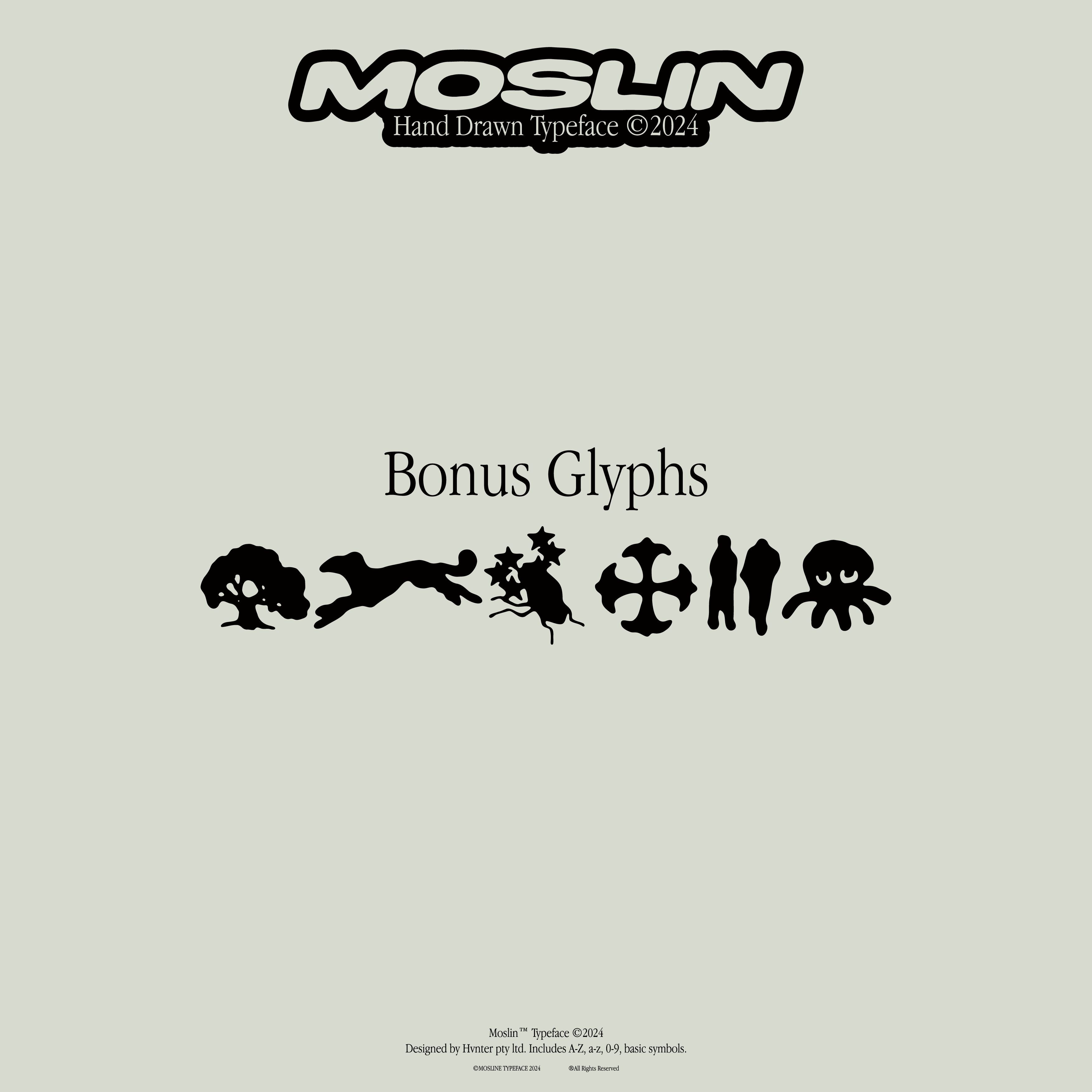 Moslin Typeface