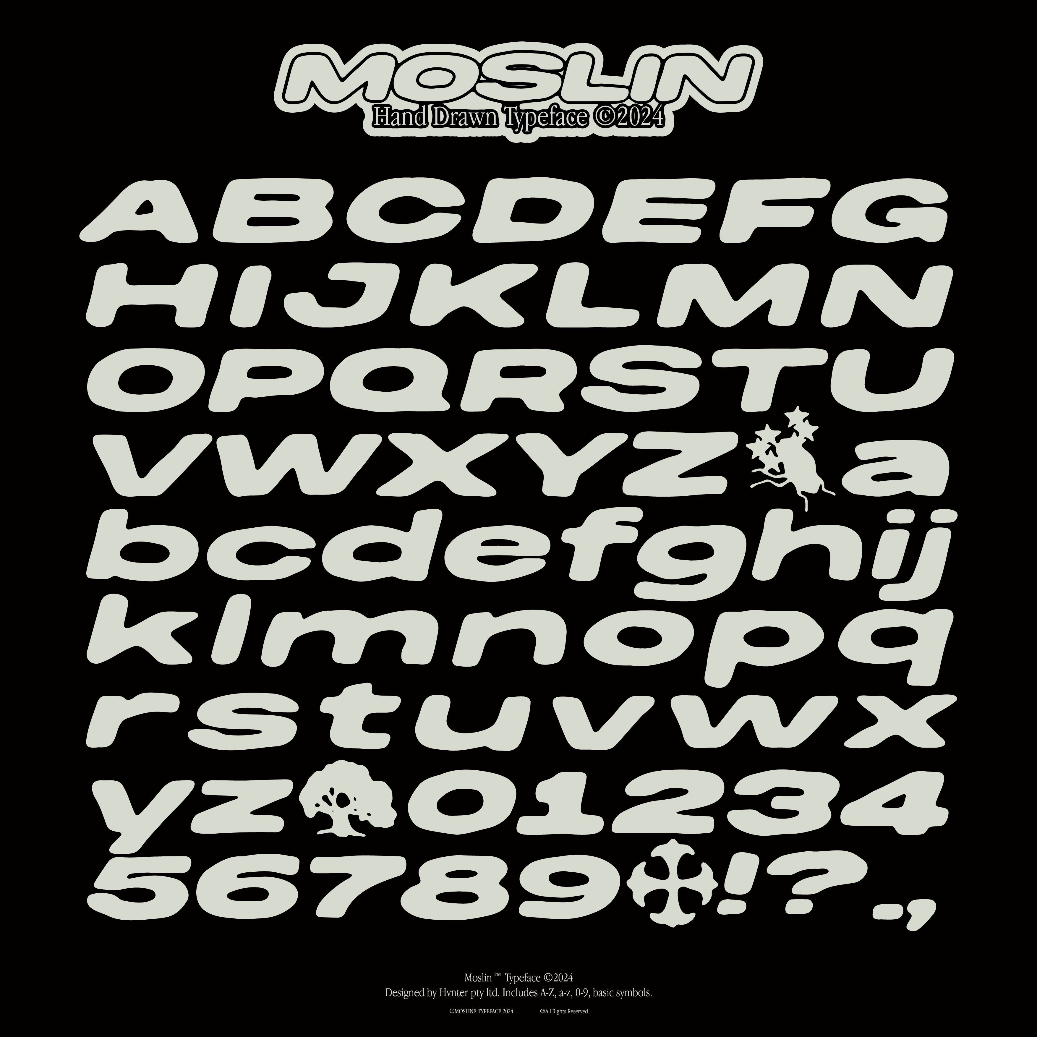 Moslin Typeface