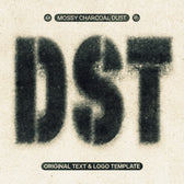 Mossy Charcoal Dust Text Effect