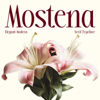 Mostena - Modern Elegant Serif