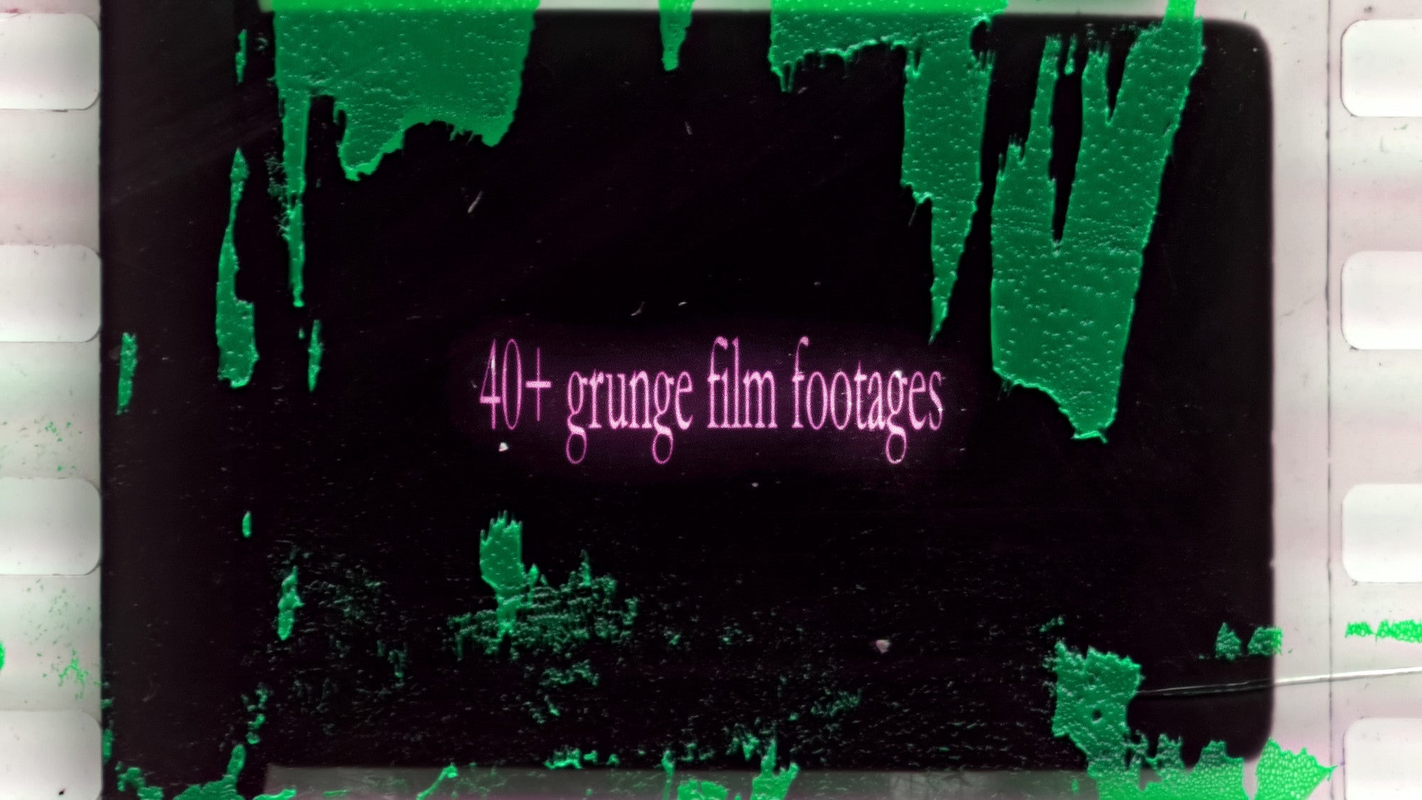 Motion Film Grunge Marks Transitions